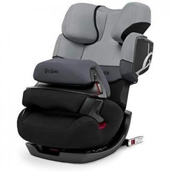 Cybex Silver Pallas 2-Fix 515111006 Silla de Coche 2 en 1, Grupo 1/2/3, Colección de Color 2021, Gris