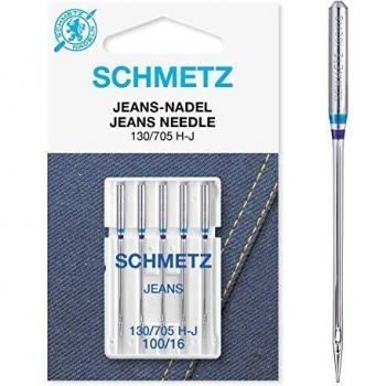 Agujas Universales para Jeans Schmetz - Pack de 5 - 130/705H-J Dimensión 100/16