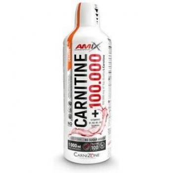 Amix Carnitine 100.000 Naranja 1000ml - L-Carnitina líquida, sabor naranja, 1000 ml, ayuda en la pérdida de grasa y mejora el rendimiento físico