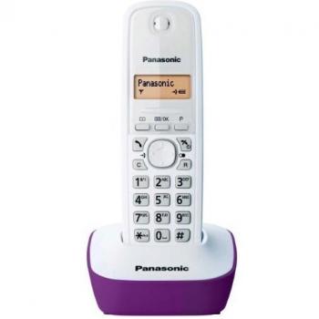 Panasonic KX-TG1611FRW - Teléfono Fijo inalámbrico DECT, Color Morado [Importado de Francia] [versión importada]
