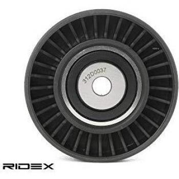 Polea de Inversión/Guía para Correa Poli V RIDEX 312D0037 - Compatible con VW, AUDI, SEAT