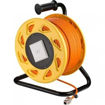Tambor de Cable Goobay CAT 7A S-FTP, RJ45-RJ45, AWG 23/1 LSZH 50m - Alta Velocidad y Protección Avanzada