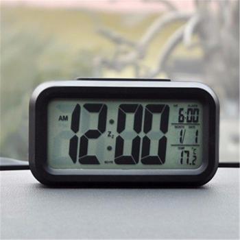 JISHUQICHEFUWU Formularios electrónicos de automoción/electrónica/Reloj LCD LED Glow-en-el-Reloj/Alquiler de Suministros, Negro