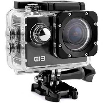 Cyber Monday Sale ELE 4K Cámara Deportiva con WIFI HD Videocamara 2.0 Pulgadas Pantalla 170 Grados Ultra Gran Angular Lente Impermeable Deportivo Acción Cámara con Accesorios Múltiples