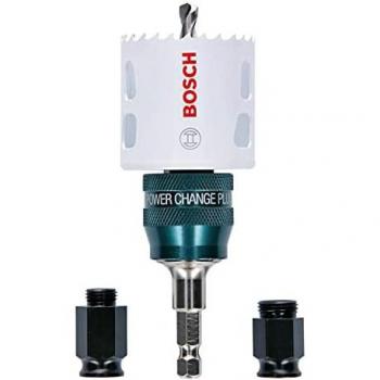 Bosch Professional Sierra de corona Progressor for Wood & Metal Starter Kit Set (para madera y metal, Ø 51 mm, accesorios para taladro)