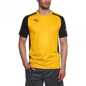 PUMA - Camiseta Deportiva para Hombre Amarillo Team Yellow-Black Talla:Medium
