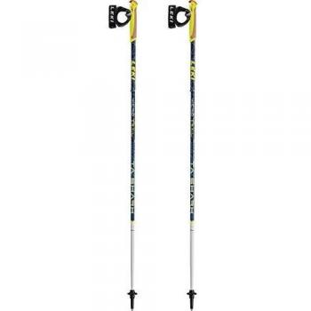 Leki 65025751115 - Micro Trail Ta Darkbluemetal-Neonyellow-White Pair - Talla: 115