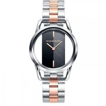 Viceroy Reloj Analógico para Mujer de Cuarzo con Correa en Acero Inoxidable 42336-57