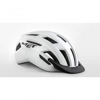 MET Casco All L(58-61), Adultos Unisex, Blanco (Road Blanco)