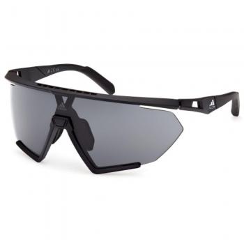 Adidas Sport SP0071 Cycling Sunglasses with Cat. 3 Lens and Spare Cat. 0 Lens - Matte Black