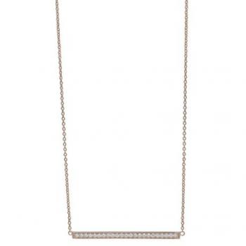 Collar de Mujer Sif Jakobs C1013-CZ-RG 35 cm en Oro Rosa y Circonitas