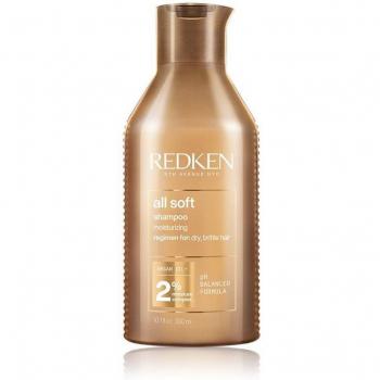 Redken All Soft Shampoo with Argan Oil for Dry/Brittle Hair 300ml