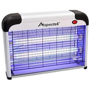 ASPECTEK Lámpara Mata Insectos Electrico Mata Moscas Mejor Solución contra Mosquitos, Polillas, Zancudos, Moscas, y mas Insectos.