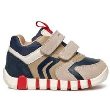 Zapatillas Geox Iupidoo D Beige/Navy para Niño, Talla 22 EU