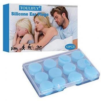 Tapones Oidos Dormir,Tapones Oidos Ruido,Tapones Para Los Oídos Reutilizables de Silicona Ultraconfortables Para Dormir y Proteger Los Oídos,Para Que Pueda Dormir Mejor