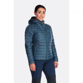 Rab Microlight Alpine Women's Down Jacket, UK 10, Orion Blue