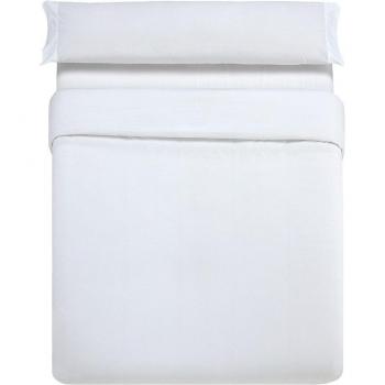 Juego de funda nórdica blanco de algodón orgánico