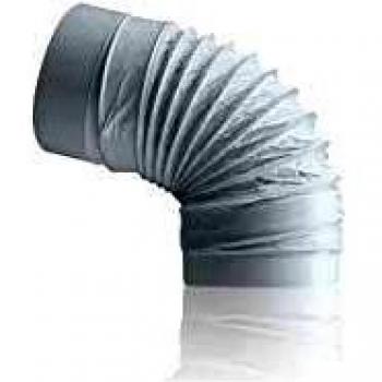 TUBPLA Codo Flexible Redondo Blanco Ø100mm