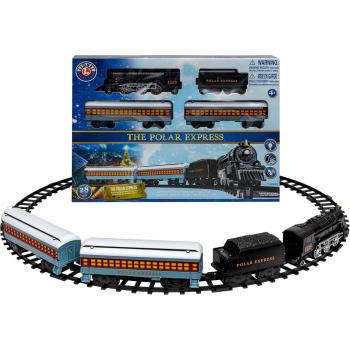 Polar Express Mini Train Set 28 Piece - Black & Blue
