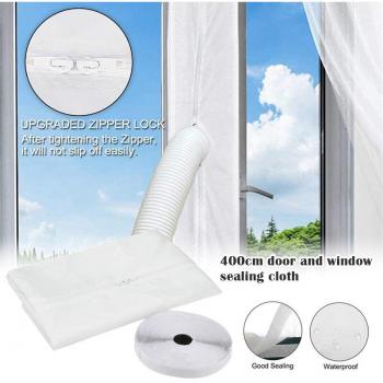 Sellado de Ventanas para Aires Acondicionados Móviles, Accesorio para Secador de Aire de Escape, Marco de Ventana JS23