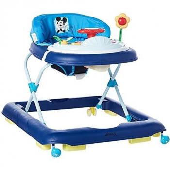 Hauck Player - Andador a partir de 6 meses hasta 12 kg, andador con música, mesa de juego multifuncional con ruedas, asiento acolchado y desmontable, regulable en altura, Mickey