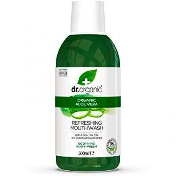 Dr. Organic Aloe Vera Refreshing Mouthwash, 500 ml