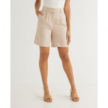 Short Vila Marisa Long Beige Para Mujer