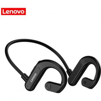 Auriculares Inalámbricos Lenovo X3 de Conducción Ósea, Cascos Deportivos Bluetooth Resistentes al Agua con Micrófono para Correr y Ciclismo