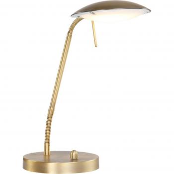 Lámpara de mesa LED Mexlite bronce 10W 950lm