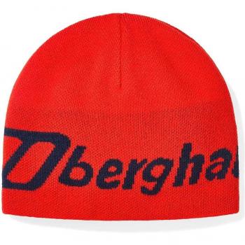 Gorro Blocks Rojo Berghaus - Gorro unisex de invierno con diseño de bloques en color rojo