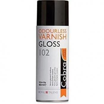 Cobra Artists' Watermixable aceites Spray barniz - brillante - 400 ml puede