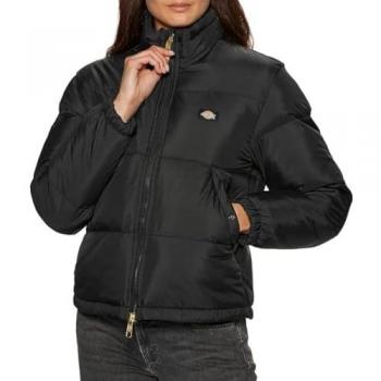 Dickies Alatna Black Women's Jacket, Stylish Regular Fit, Size M