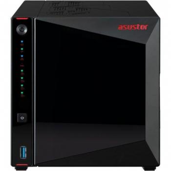 ASUSTOR Nimbustor 4 Bay NAS Tower with Intel Celeron N5105, 4GB RAM (Expandable to 16GB), Dual 2.5 GbE, 3x USB 3.2 Gen-