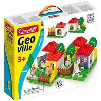 Quercetti 4090 Geoville - Juego de construcción