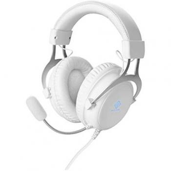 Auriculares Gaming Deltaco GAM-030-W Cableados Estéreo Blanco con Control de Volumen y Micrófono