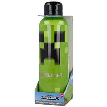 Botella de Agua Minecraft de Acero Inoxidable 515 ml