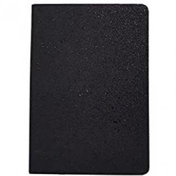 Libreta Cosida en Negro con Rayas - Tamaño A5 y Acabado en Jewell Brillante - Interior de Rayas Horizontales - Libreta Juvenil de hojas de 80 gr - 148 x 210 mm - Ocean’s Wave