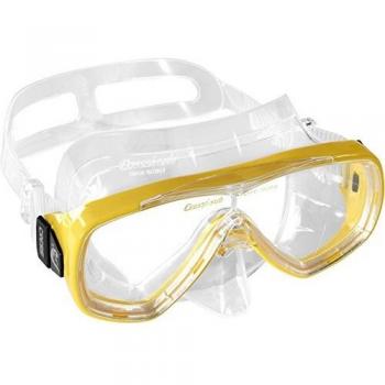 Cressi Tauchmaske Onda Gafas de Snorkeling, Unisex, Transparente/Amarillo