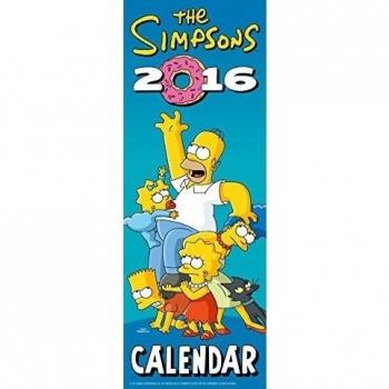 The Official the Simpsons 2016 Slim Calendar