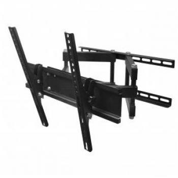 Gembird WM-55RT-03 - Soporte de Pared Negro para Pantalla Plana 26-55, Capacidad hasta 50 kg, con Rotación e Inclinación