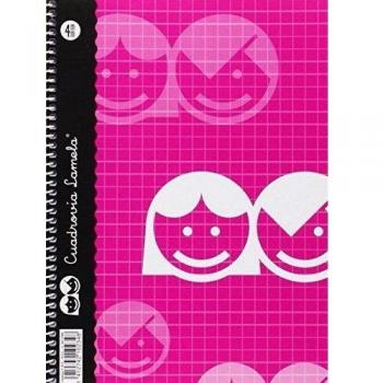 Cuaderno Espiral Cuadrovia 4º/40 H, 4mm, tamaño Cuarto, 1 unidad [colores surtidos]