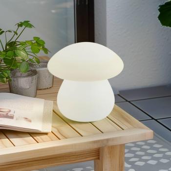 Lámpara de sobremesa LED recargable para exteriores Vernate, RGBW, blanca y regulable