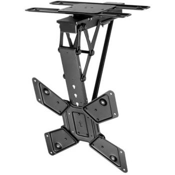 Soporte de Techo Motorizado para TV MYWALL HL48ML, Compatible con Google Home y Alexa, Control Remoto, Inclinable y Plegable, Pantallas de 23'' a 65'', Carga Máxima