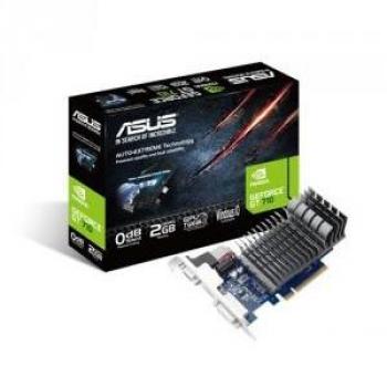 ASUS GeForce GT 710 Silent 2GB GDDR3 HDMI/DVI/VGA Low Profile Graphics Card (GT710-2-SL)