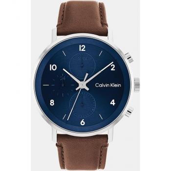 Calvin Klein - Reloj de hombre Modern 25200112 multifunción de piel azul