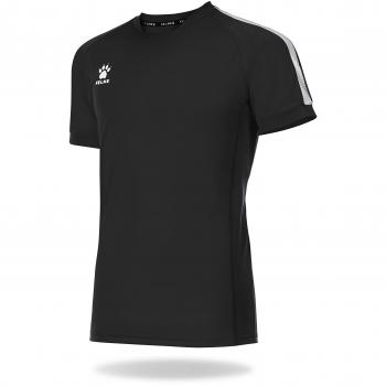 KELME Global Camiseta Fútbol, Niños, Negro, S