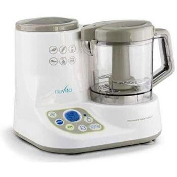 Nuvita 1966 | Robot de Cocina para Bebes | Robot de Cocina Infantil | Procesador de Alimentos Bebe | Robot de Cocina Niños | Calienta Biberones y Esteriliza al Vapor | Baby Food Maker | Cocinar Bebe