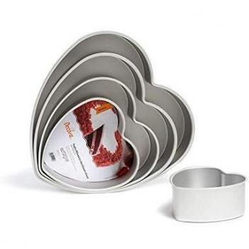 Decora 0062668 Molde PROFESIONALE ANODIZADO CORAZÓN 15 X H 7,5 CM
