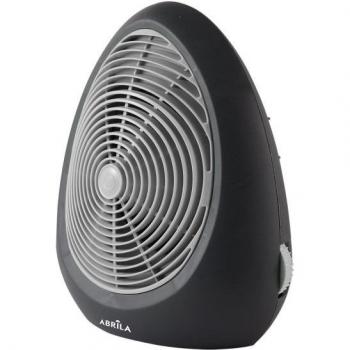 Termoventilador Eléctrico FABRILAMP Perugia 2000W Negro/Gris con Termostato, 2 Potencias y 3 Funciones (30,5x27x16cm)