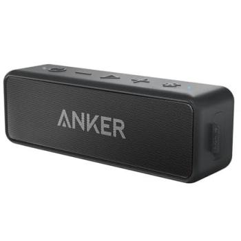 Altavoz Bluetooth Anker Soundcore 2 - Potentes bajos, 24 horas de autonomía, IPX7 impermeable, alcance de 20 m - Negro